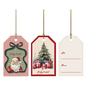 Tags Para Presentes Charm Natalino 5x8 12un