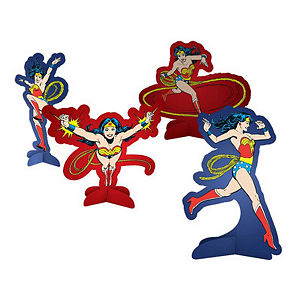Decoracao De Mesa Mulher Maravilha 8un
