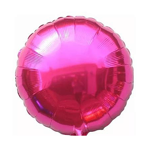 Balão Redondo Rosa Magenta 17" 43 cm Balloon