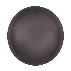 Balão Bolha Metalizado Preto 24" 60cm 1un