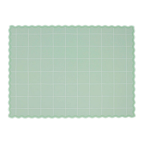 Jogo Americano Vichy Xadrez Verde Claro 35x26cm - 5un