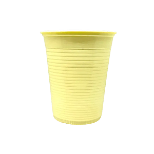 Copo Descartável BioDegradável 200ml Amarelo Candy 50Un