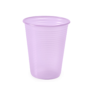 Copo Descartável BioDegradável 200ml Lilás Candy 50Un