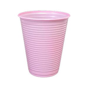 Copo Descartável BioDegradável 200ml Rosa Candy 50Un