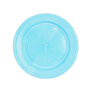 Prato Descartável BioDegradável 15cm Azul Candy 10Un