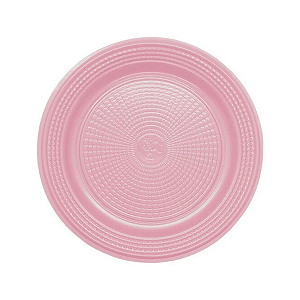 Prato Descartável BioDegradável 15cm Rosa Candy 10Un