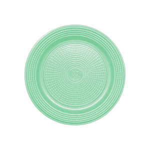 Prato Descartável BioDegradável 15cm Verde Candy 10Un