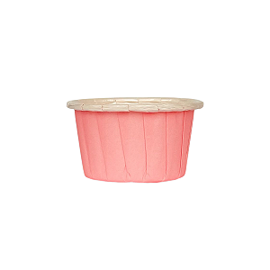Mini Forminhas para Cupcake Forneaveis Rosa Claro Lisa 20Un