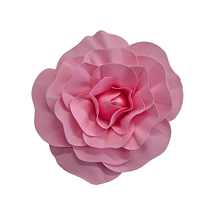 Flor Decorativa P/ Painel Rosa Claro 30cm 1un
