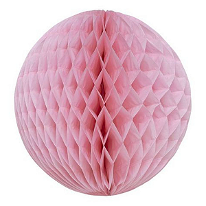 Globo Colmeia de papel tamanho GG 35cm Rosa Tutti Frutti 1Un
