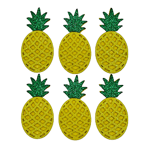 Aplique Abacaxi Festa Tropical Pool Party Frutas 6Un