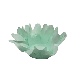 Forminha p/ Doces Margaridinha Verde Chá 30un