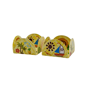 Forminha P/ Doces Caixeta Hawai Tropical 50Un