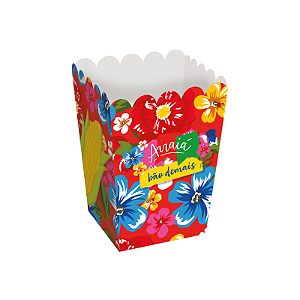 Caixa Pipoca Arraiá Bão Demais PP 5,5x9cm 10un Festa Junina