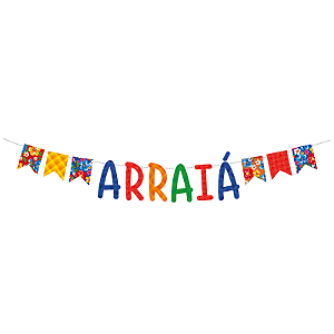 Faixa Decorativa Arraiá Bão Demais Festa Junina
