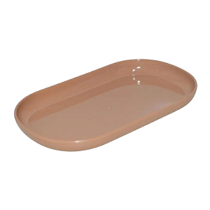 Bandeja Oval Caramelo 22x13cm 1Un