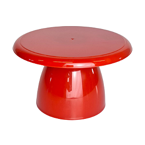 Boleira Cogumelo Pequena Vermelho 18x10,5cm 1Un