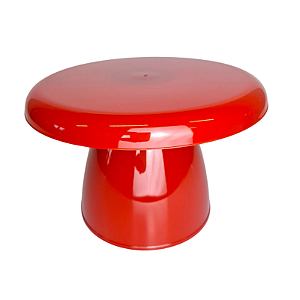 Boleira Cogumelo Grande Vermelho 24x15cm 1Un