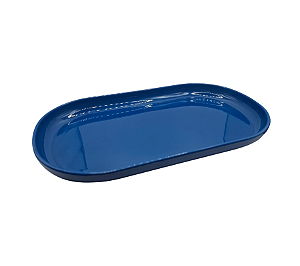 Bandeja Oval Azul Royal  22x13cm 1Un