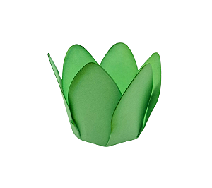 Forminha P/ Doces Tulipa Verde Claro 30Un