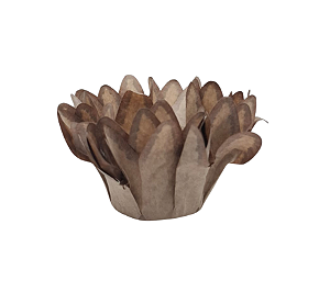 Forminha Madri Marrom Chocolate 50 Un