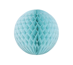 Globo Colmeia de papel tamanho G 24cm - Acqua 1Un