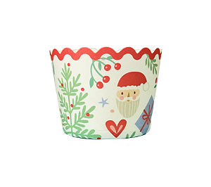 Forminhas para Cupcake Forneaveis Estampa de Natal 20Un