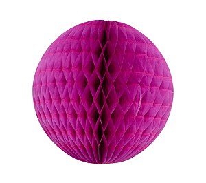 Globo Colmeia de papel tamanho GG 35cm - Rosa  Orquidea 1Un