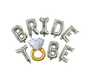 Balão Metalizado Bride To Be Anel 40cm