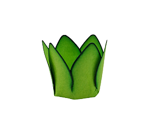 Forminha Para Doces Monaco Verde Limão Claro 50Un