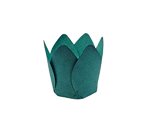 Forminha Para Doces Monaco Verde Esmeralda 50Un