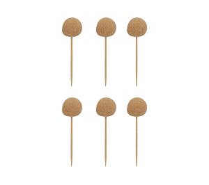 Topper Pompom (6 und) - Caramelo