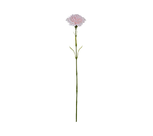 Flor Artifical Decorativa Cravo Rosa 58cm 1un