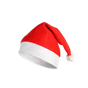 Gorro Natal Papai Noel Feltro - 1UN - 35cm