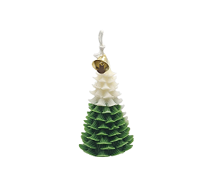 Vela Natalina Aromatica Decorativa Árvore de Natal  9cm 1Un