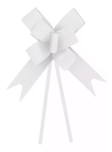 Laco Pronto P/ Presente Liso Branco 23Mm - 10Un