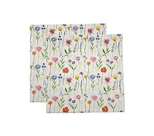Guardanapo Papel Floral Vintage Flores 32,5x32,5cm 20UN