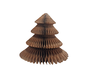 Enfeite Decorativo Árvore de Mesa de Papel N°1 Kraft 1Un
