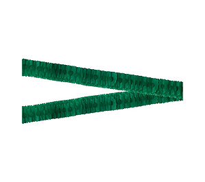 Guirlanda Mola de Papel Verde Folha