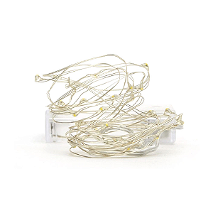 Fio de Led Decorativo Natal Luz Quente 30Leds 2,94M 1Un