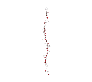 Enfeite Decorativo Cordão Guizos Natal Vermelho 1,38cm 1Un