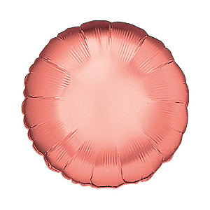 Balão Metalizado Redondo 9" 23cm - Rose Gold