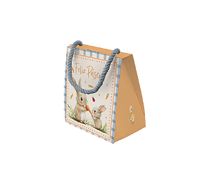 Sacola Papel Charme Lovely Garden Páscoa Coelhinho P 10UN