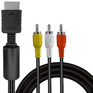 Cabo Rca De Áudio e Vídeo para Ps2 1,8 Metros