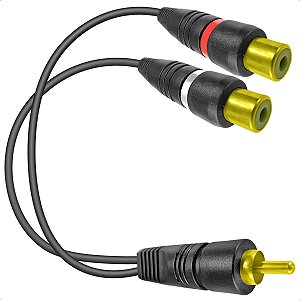 Cabo Extensor Y Rca Macho Para Rca Fêmea Kit 5 Un