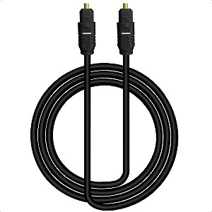 Cabo Óptico Toslink de Áudio P4 para Xbox Game 5 Metros