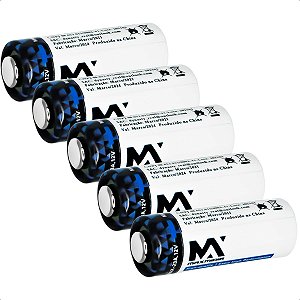 Baterias 12v Alcalina 23a Cartela com 05 Unidades
