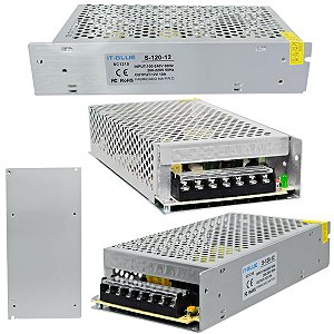 Fonte Chaveada de Alimentação 12V 10 Amperes Metal