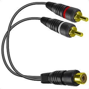 Cabo y Automotivo Rca Fêmea x Rca Macho Kit 5 un