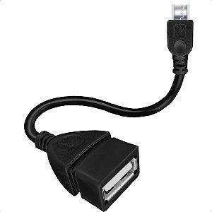 Cabo Otg Micro Usb V8 Adaptador Usb Fêmea Otg